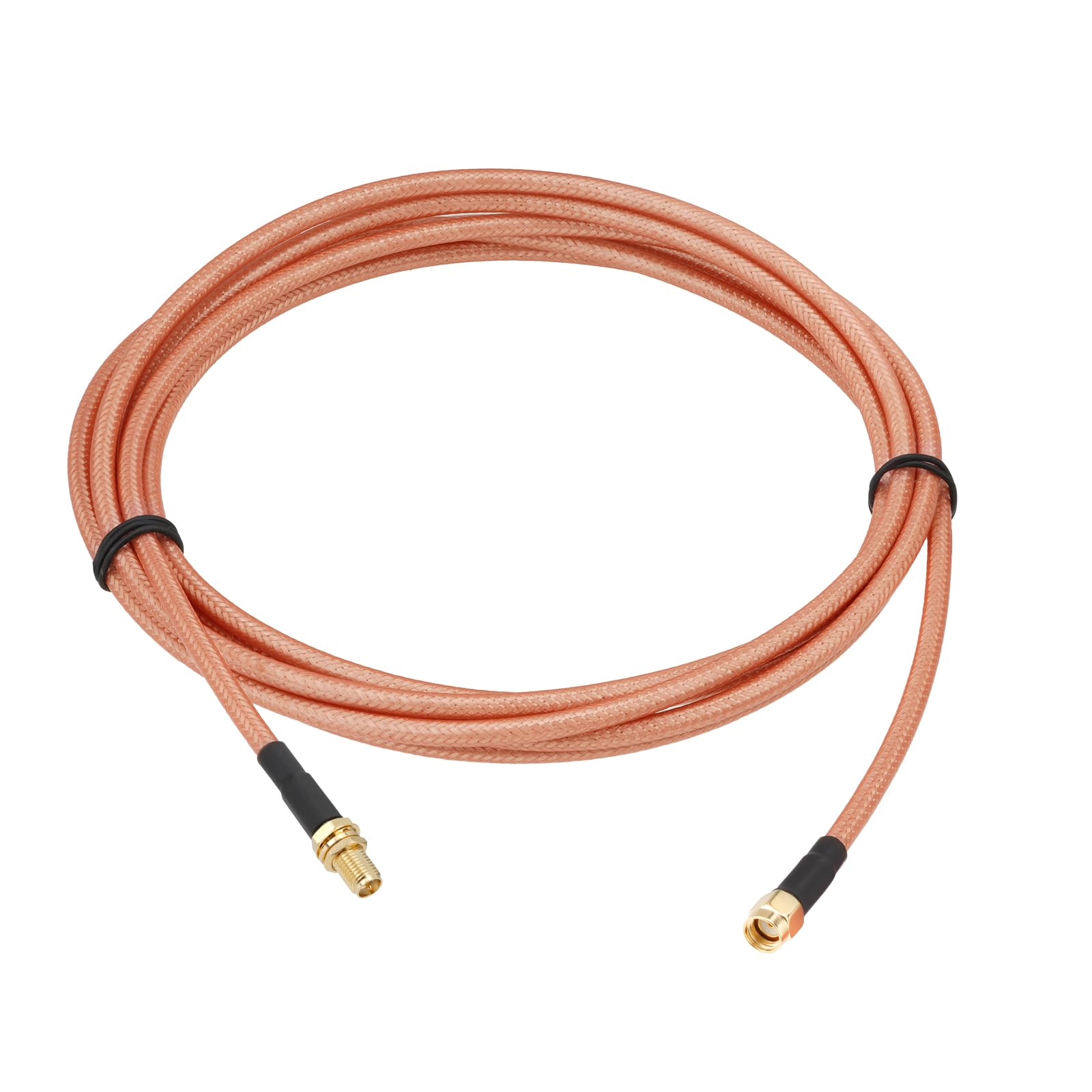 Bingfu Câble coaxial RP-SMA femelle vers RP-SMA mâle RG400 pour routeur WiFi, caméra IP, adaptateur de carte réseau sans fil Mini PCI Express PCIE 3 m