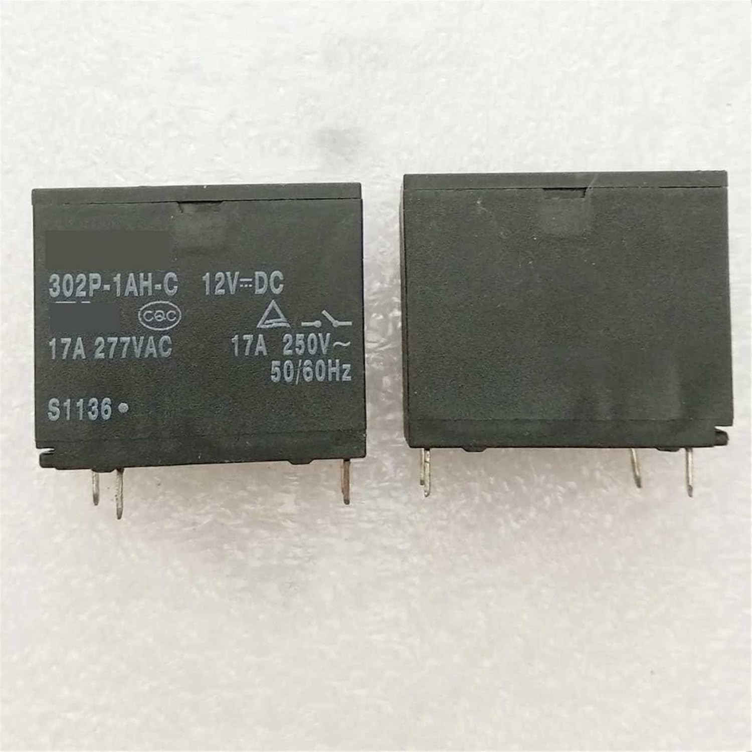 10PCS Relay 302P-1AH-C 12VDC 302WP-1AH-C 302WP-1AB-C 302WP 1AH C 12VD 302P-1AH-C-12VDC 1AB 17A 4PIN