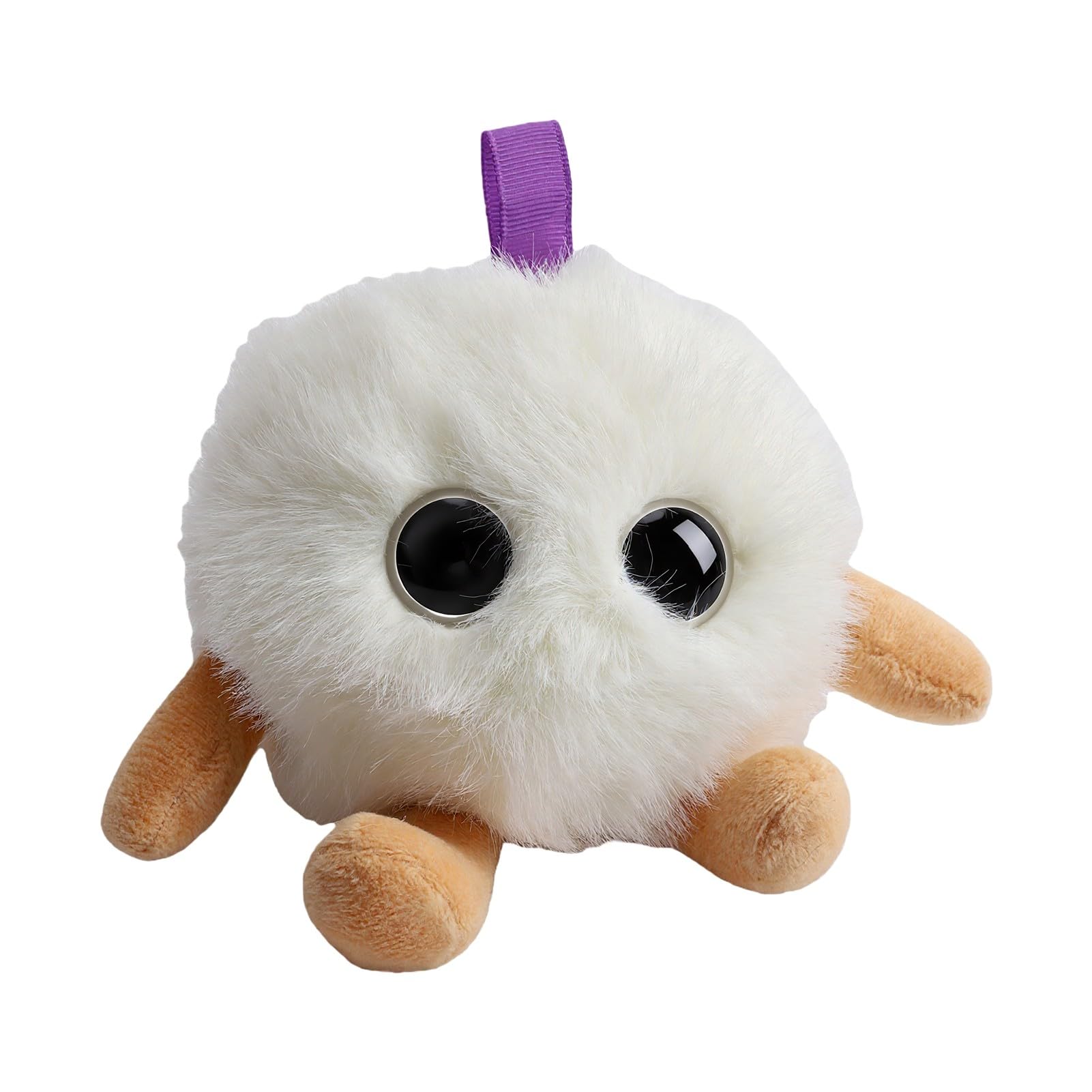 KI-intelligentes Stofftier-Lernspielzeug mit Mehrsprachigen Gesprächen für Vorschulkinder ab 3 Jahren, 8 X 10 cm Plüsch (White)