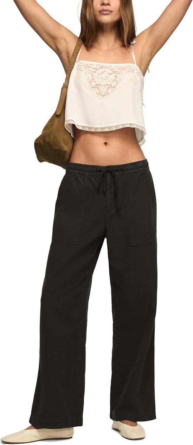 Lucky Brand Women's Wide Leg Utility Pant