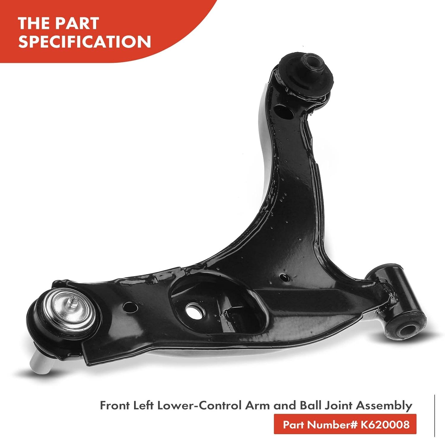 A-Premium Set of 4, Front Lower Control Arm, Outer Tie Rod End, Compatible with Chrysler Neon 2000-2002, Dodge Neon 2000-2005, SX 2.0 2003-2005, Plymouth Neon 2000-2001