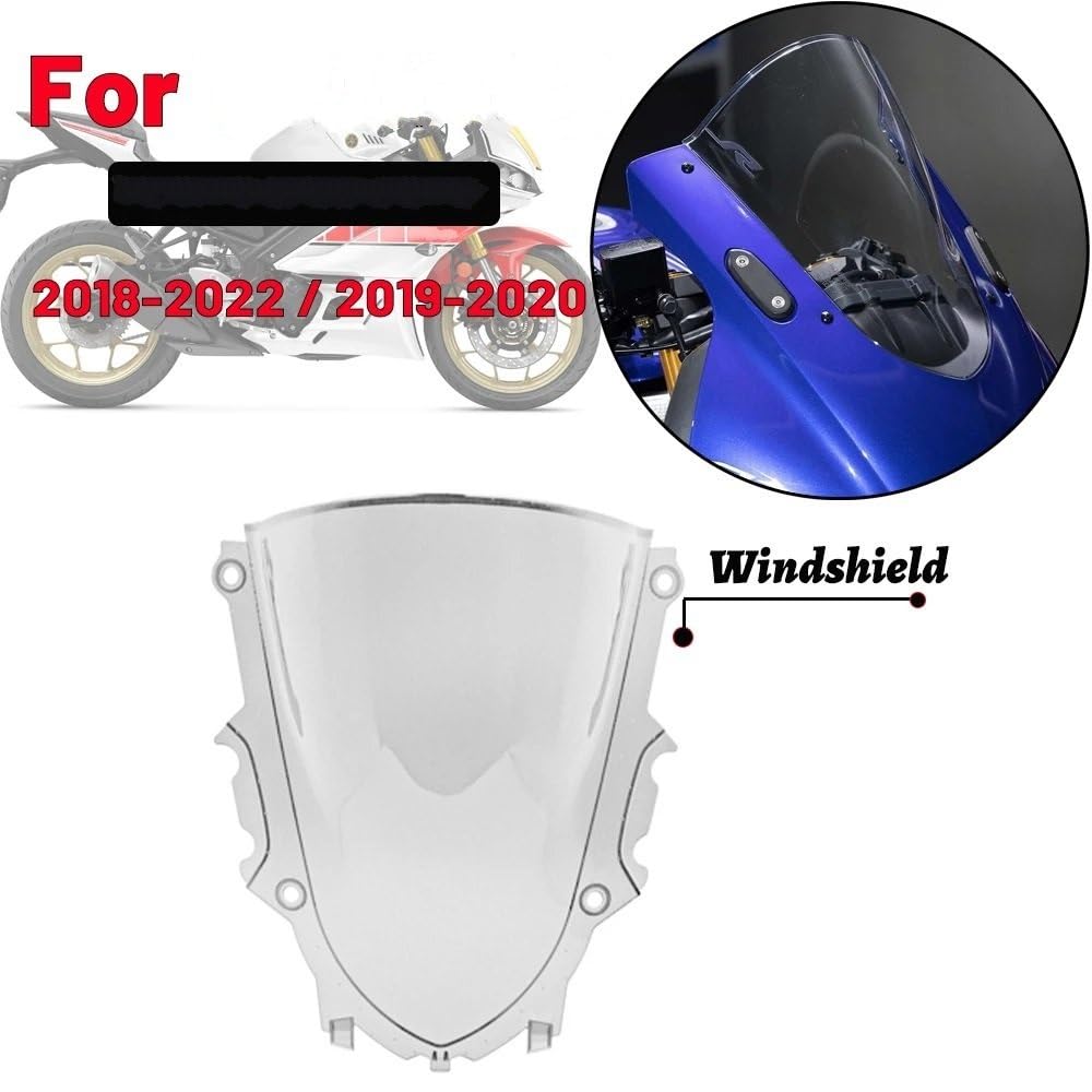 バイク用防風スクリーン 用 YZF-R3 2018-2022用 YZF-R25 2019