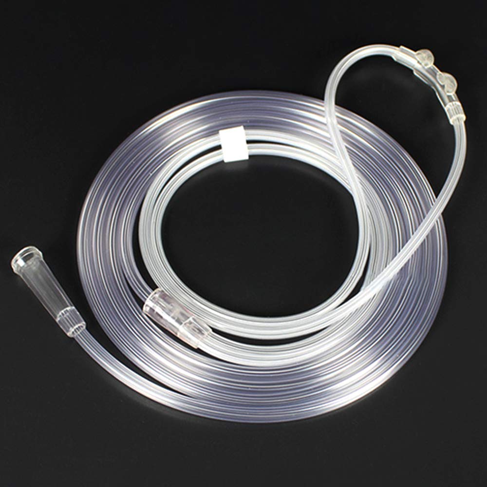 10 Pack Upgrade Nasal Cannula, Lightweight Nasal Cannulae, Medical Cannula Nasal Tubing, Adult Soft Cannulas, Transparent & High Visibility Tube, Individual Package - Nearly 10ft (3M)