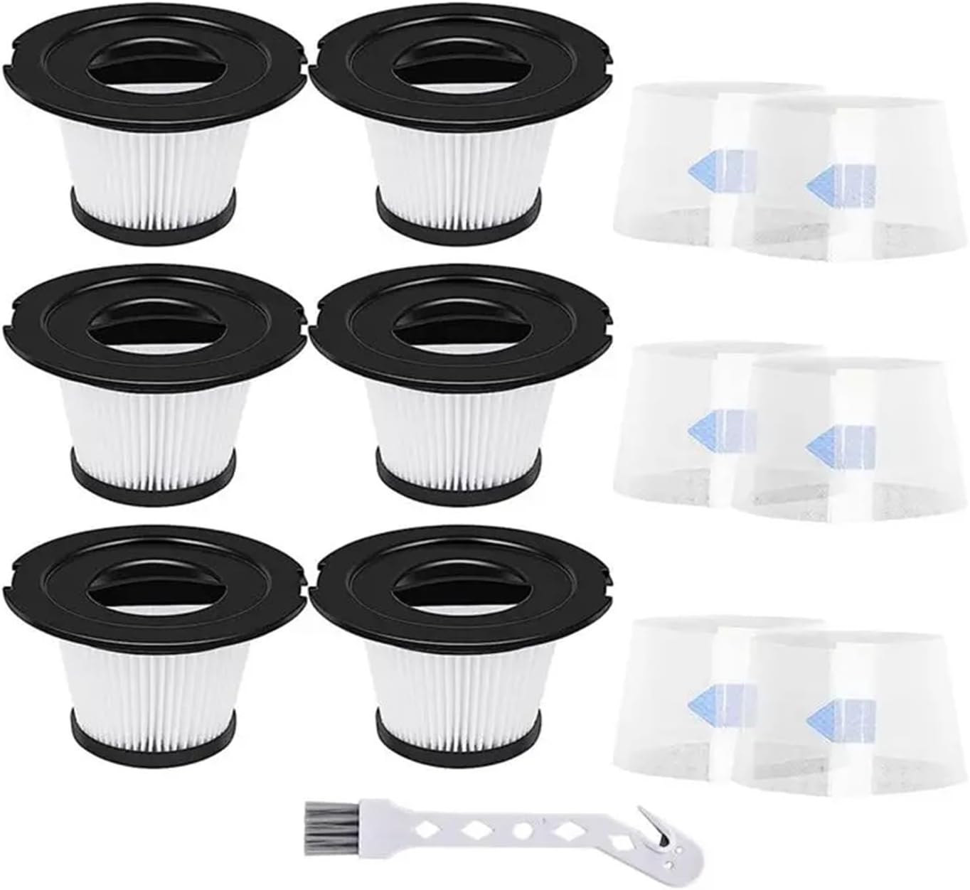 Compatible for ORFELD V20 MOOSOO K17 A18 NEQUARE Cordless Vacuum Cleaner HEPA Filters