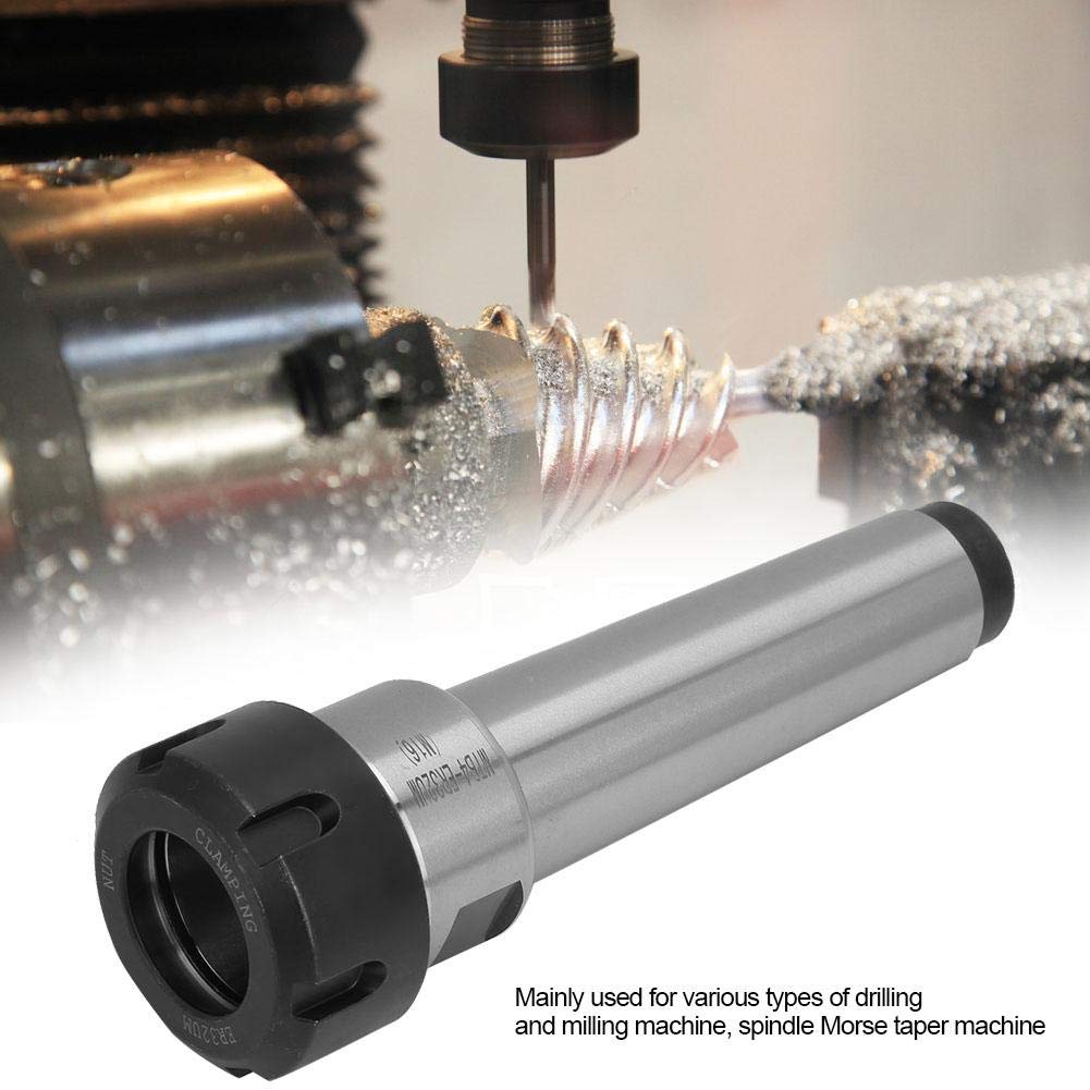 Collet Chuck Holder, MT4 ER32 M16 Carbon Steel Collet Chuck Tooling Holder CNC Milling Lathe Tool with Wrench for Various Types of Drilling and Milling Machine, Spindle Morse Taper Machine
