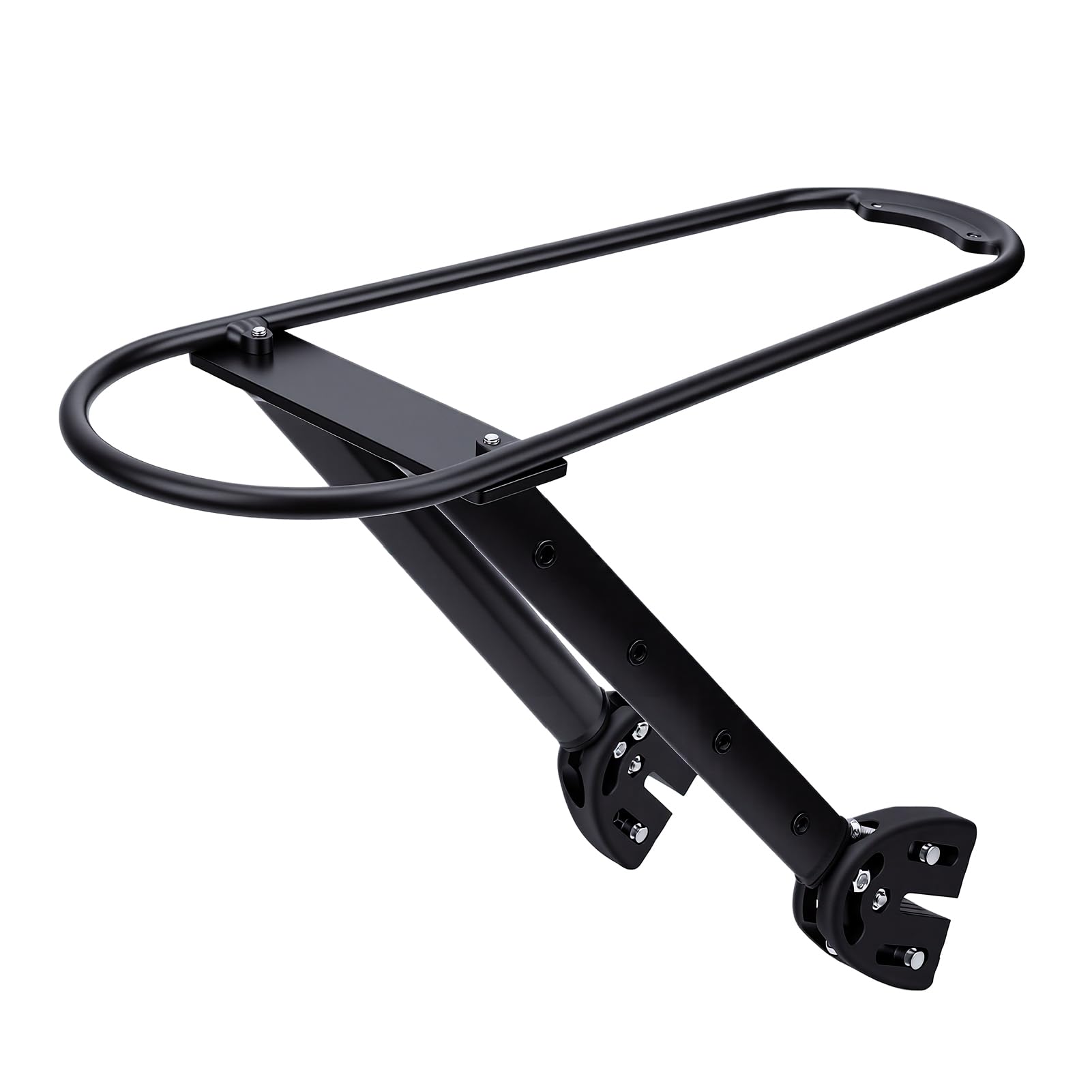 Dilwe Carbon Fiber Aluminium Fahrrad Gepäckträger Heck, Schnellspann Universal Korb für Mountainbike Rennrad, mit 30kg Tragfähigkeit und Flaschenhalter Aufnahme