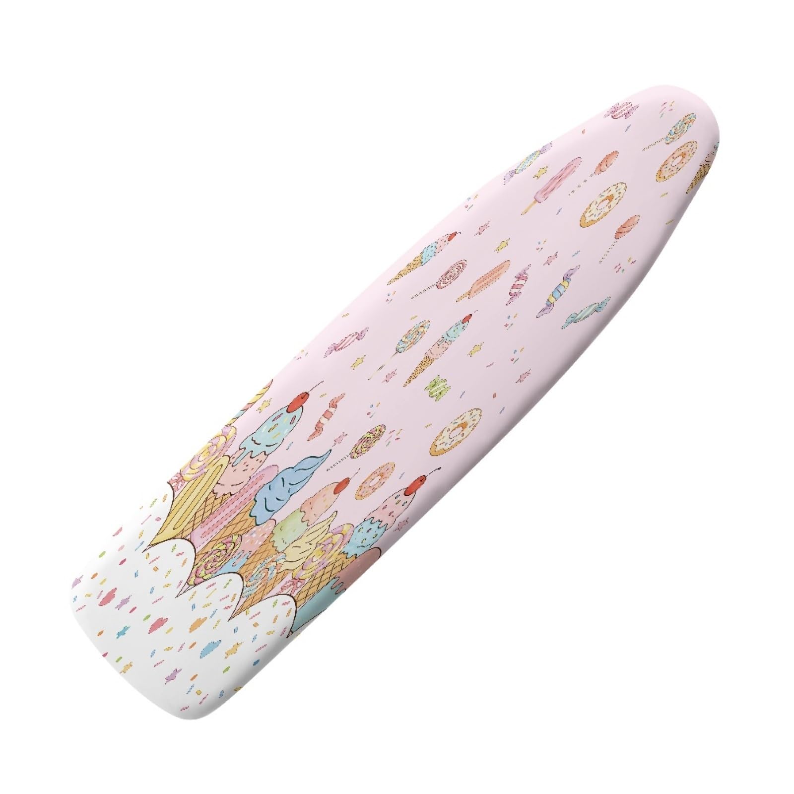 Ironing Board Covers 135 x 45 Cute Blue Bungee Elasticated with Padding, Resists Scorching and Easy Fit Mini & Portable Ironing Boards Cover
