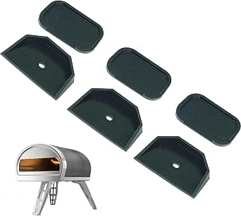 Fit Gozney Roccbox Oven Rubber Feet & Pedestals 6-Pack - Anti-Slip Silicone Shoes and Stand Accessories