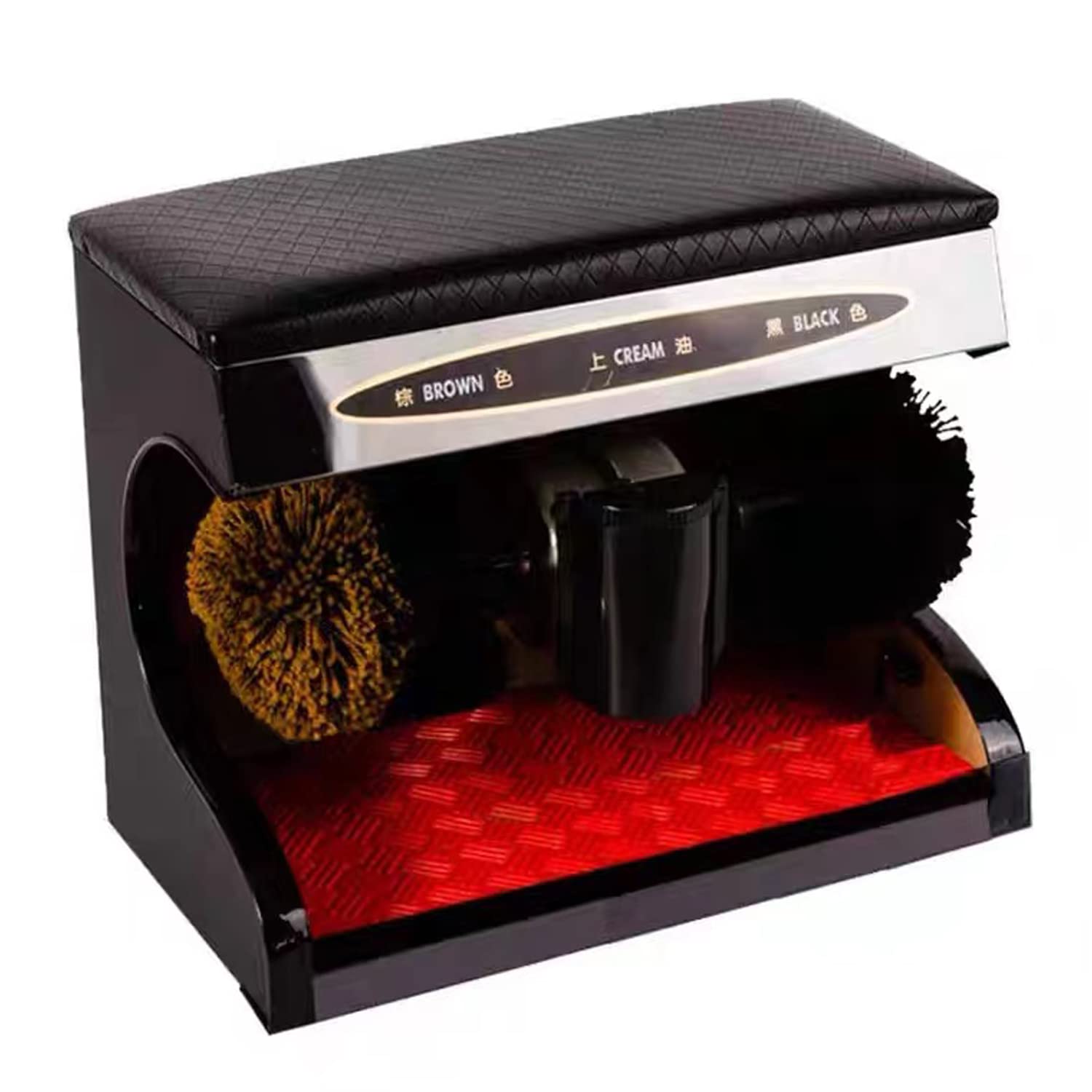 Lucidatrice elettrica Completamente Automatica a induzione Lucidatrice Automatica per Scarpe Lucidatrice per Scarpe Domestica,