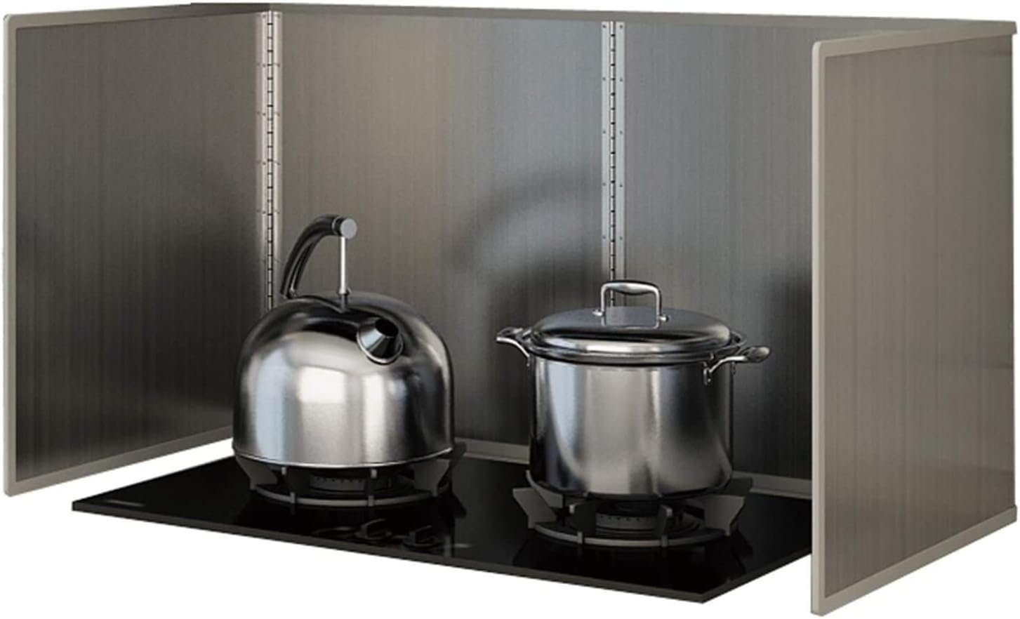 Splatter Guard Foldable Oil Splash Guard Kitchen Non-Stick Splash Guard Kitchen Clean Spill-Resistant Gas Cooker Guard