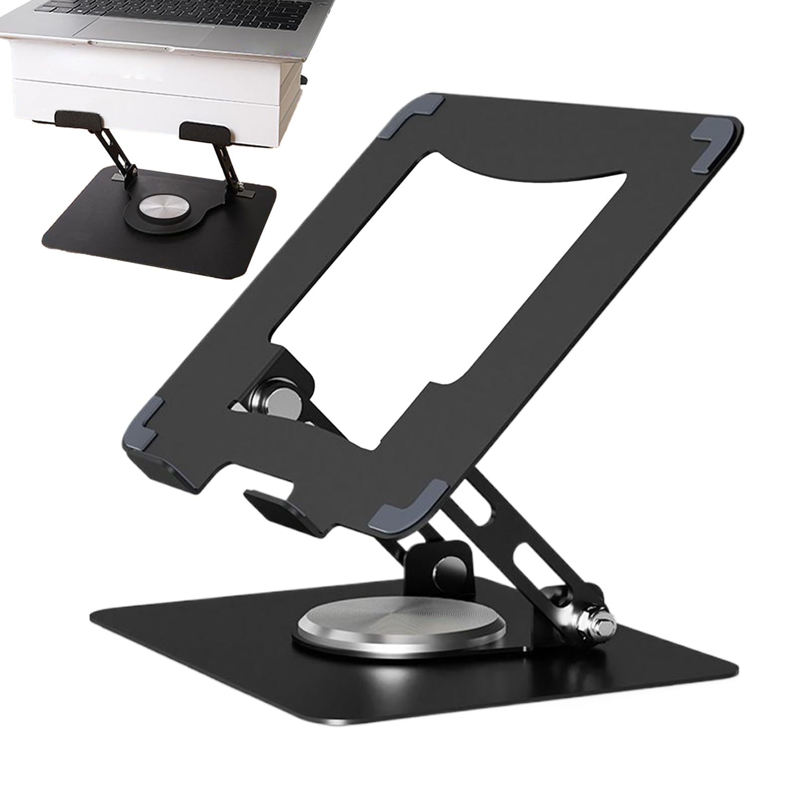 Supporto Laptop Ergonomico Supporto Laptop Regolabile Pieghevole Portatile | Supporto raffreddante notebook per Ufficio Domestico, Studio in Casa, Camera da , Soggiorno, Computer, Laptop