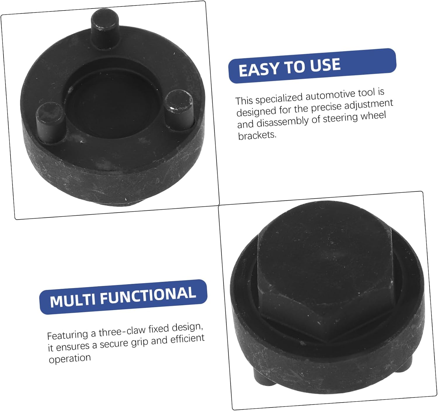 Mikinona Precision Steering Support Bracket Puller Tool Steering Puller for Vehicle Disassembly and Auto Repair Essential Automotive Tool for Professionals