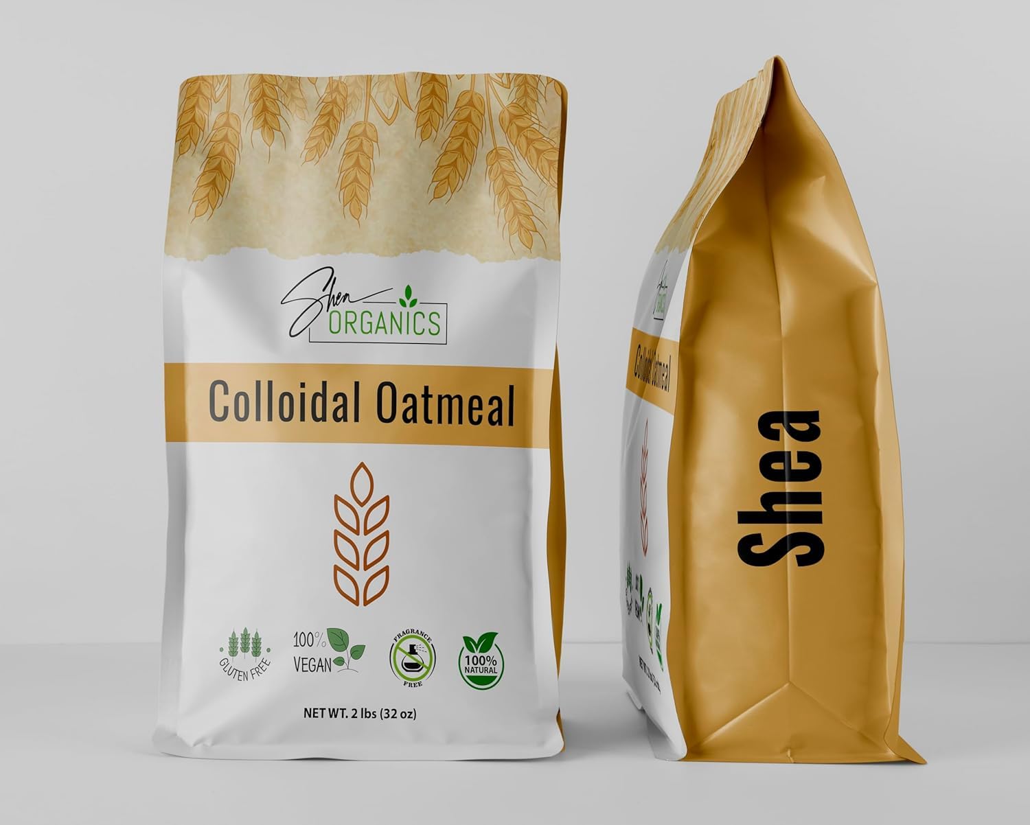 Shea Organics Colloidal Oatmeal Powder – Pure Natural Oat Bath & DIY Skincare