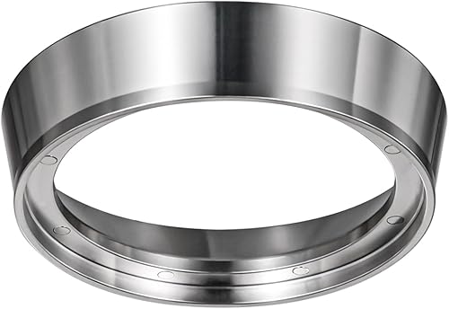 Miniatura 10 de Embudo dosificador magnético V2 de 2.126 in, anillo dosificador de café expreso de acero inoxidable con 8 imanes compatible con portafiltros