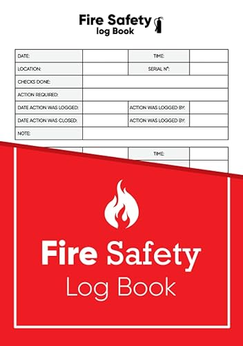 Fire Safety Log Book: A5 Fire Alarm Log Book, Fire Inspection and Testing Log Book, Fire Register log book | Fire Alarm Checklist | Health and Safety ... Landlords, Businesses and Schools | Red Cover