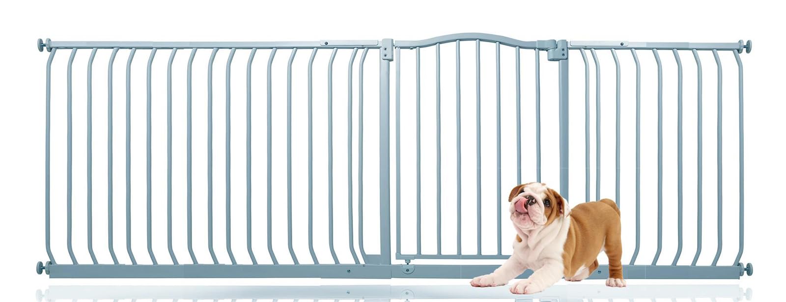 Bettacare Curved Top Dog Gate, 161cm - 170cm, Matt Black, Pressure Fit Pet Gate for Puppy and Dog, Easy Installation — view 67