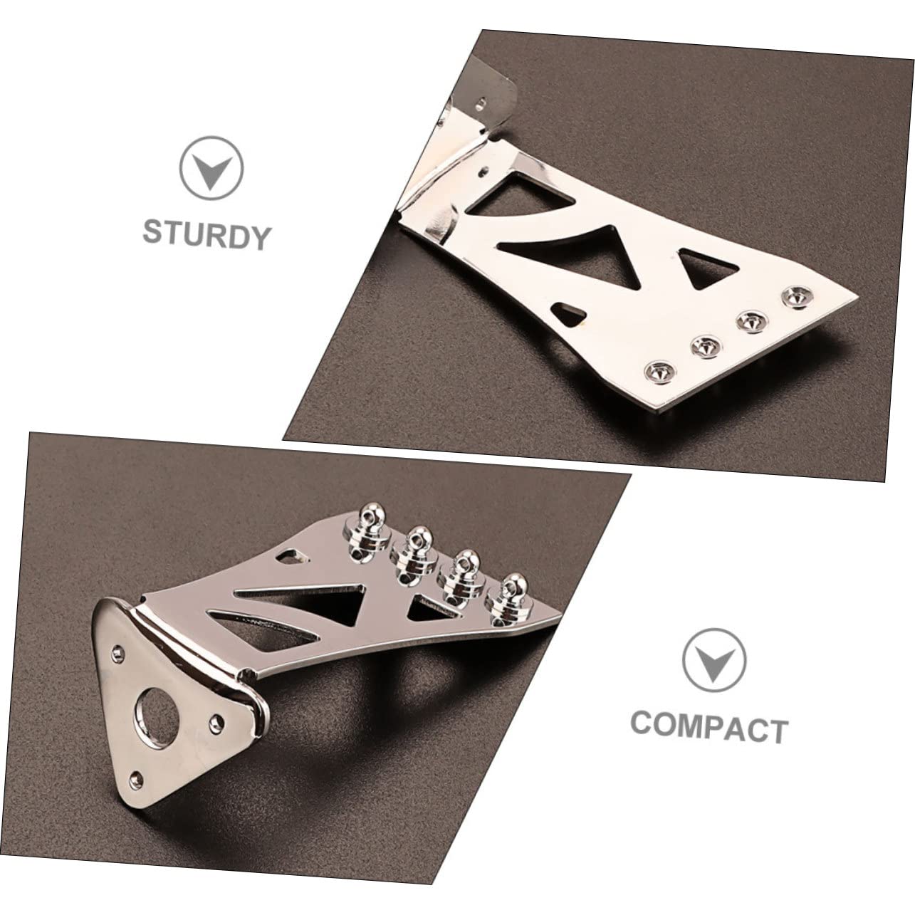 ifundom 4pezzi Metal Banjo Tailpiece Per Chitarra Accessorio Strumentale Per Banjo Corde Migliora Tonalità e Volume Design Classico e Resistente
