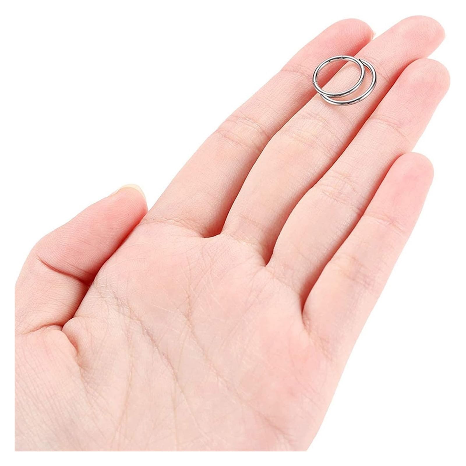 10 sztuk prawdziwy kolczyk do nosa F136 Piercing tytanowy przegroda ucha obręcze Daith Tragus chrząstka helisa okrągły kolczyk biżuteria do ciała(1.2x10mm,5Gold 5Gold CZ)