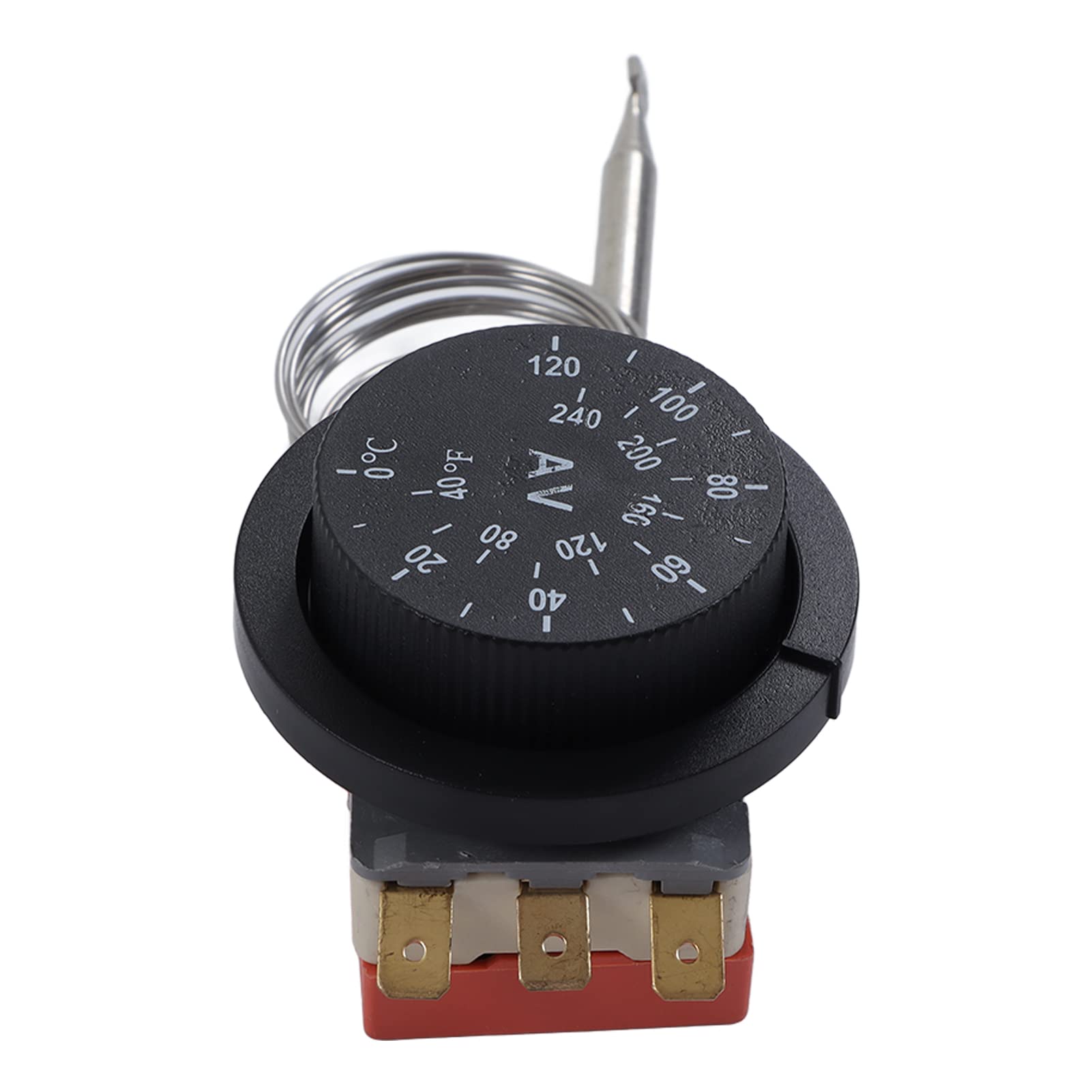 Kit de Relais de Commande de Thermostat de Ventilateur électrique Réglable, Jeu de Fil 12V 12V pour Camion de Voiture. Ouverture Flexible et Clôture de 0 à 120c, Installation