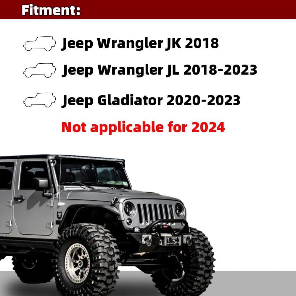 Upgraded Aluminum Alloy Sun Visor Clips,Compatible with Jeep Wrangler JK 2018,JL 2018-2023, 2020-2023 Gladiator Accessories,Repairs Vehicle Sagging Sun Visor (American Flag Black)