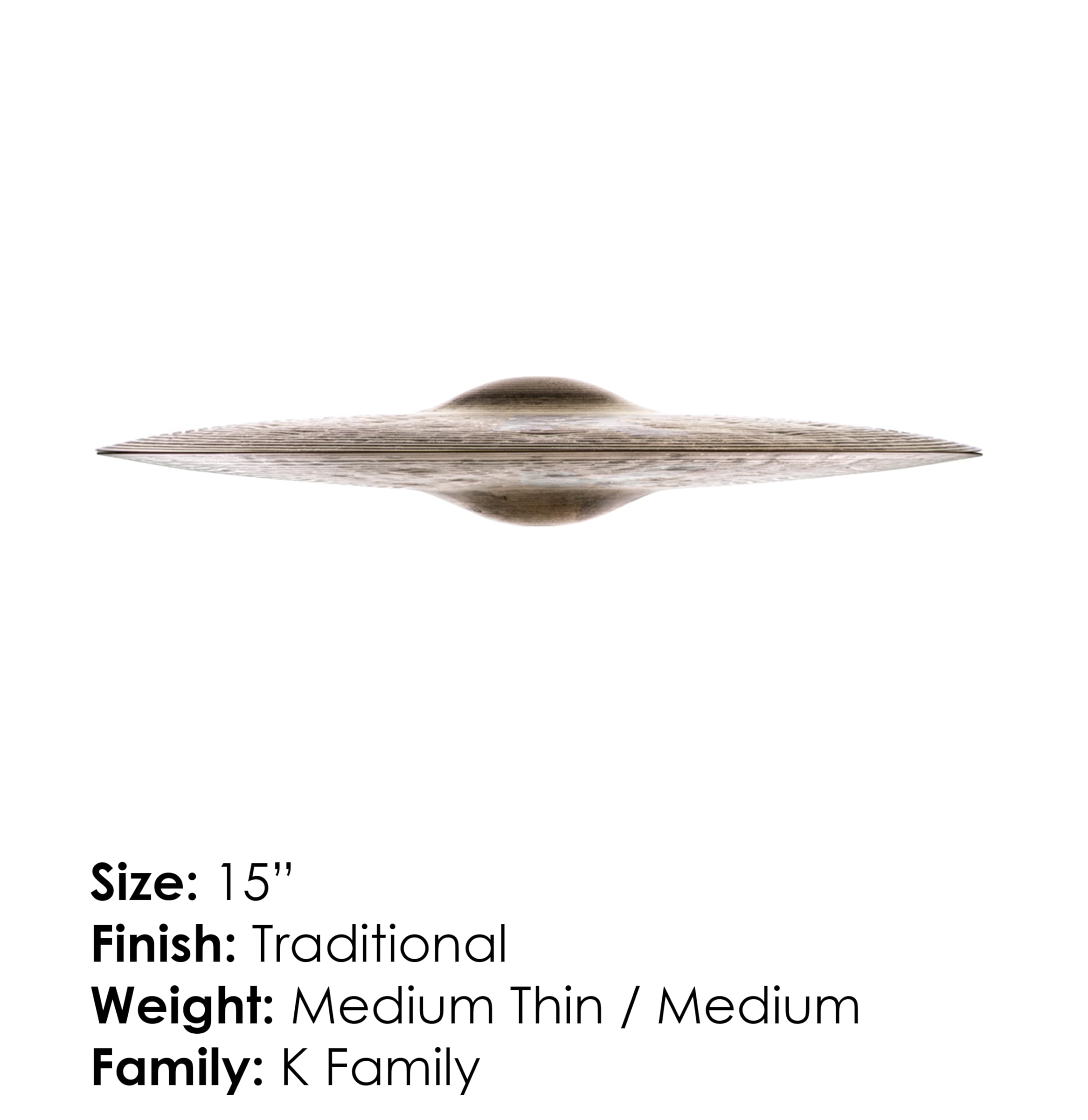 Zildjian K Custom Series - 15" Special Dry Hi-Hat Cymbals - Pair