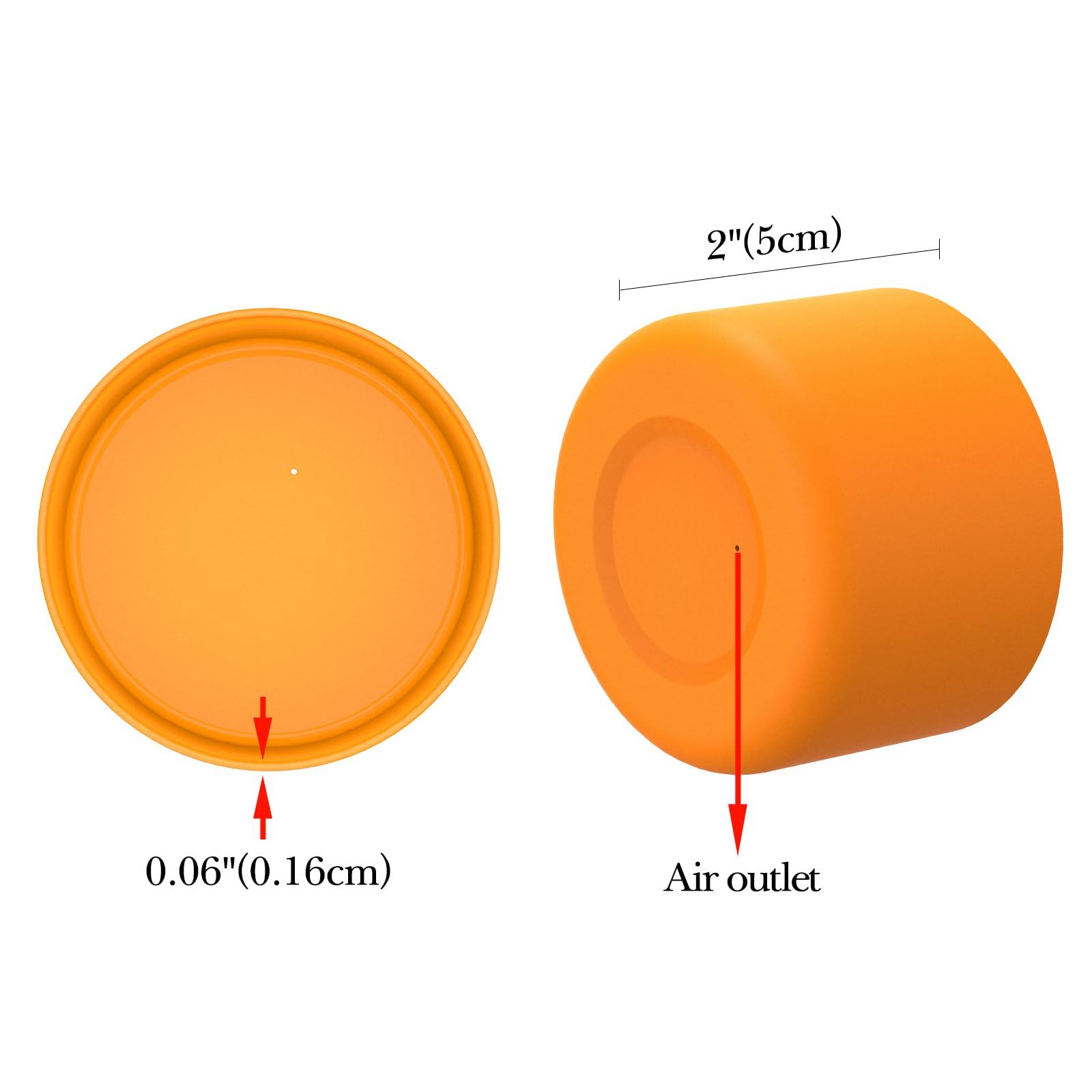 Protections En Silicone Pour Bouteille Stanley – Lot De 2 – Compatible Quencher H2.0, IceFlow Flip – Noir