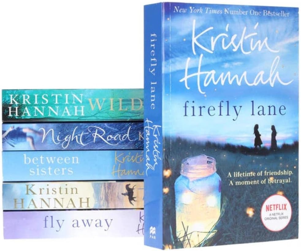 Kristin Hannah 6 Books Collection Set (Firefly Lane, Wild, Night Road, Between Sisters, True Colours & Fly Away)