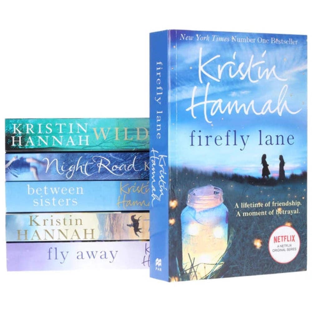 Kristin Hannah 6 Books Collection Set (Firefly Lane, Wild, Night Road, Between Sisters, True Colours & Fly Away)      Paperback – October 25, 2024