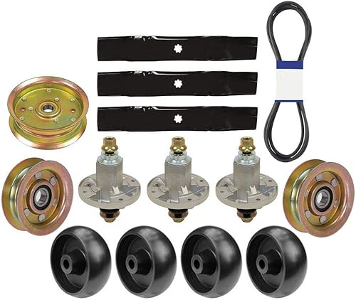 Reliable Aftermarket Parts Our Name Says It All 210-051, 265-238 Un nuevo kit de reconstrucción de cubierta de cortacésped con ruedas de cubierta
