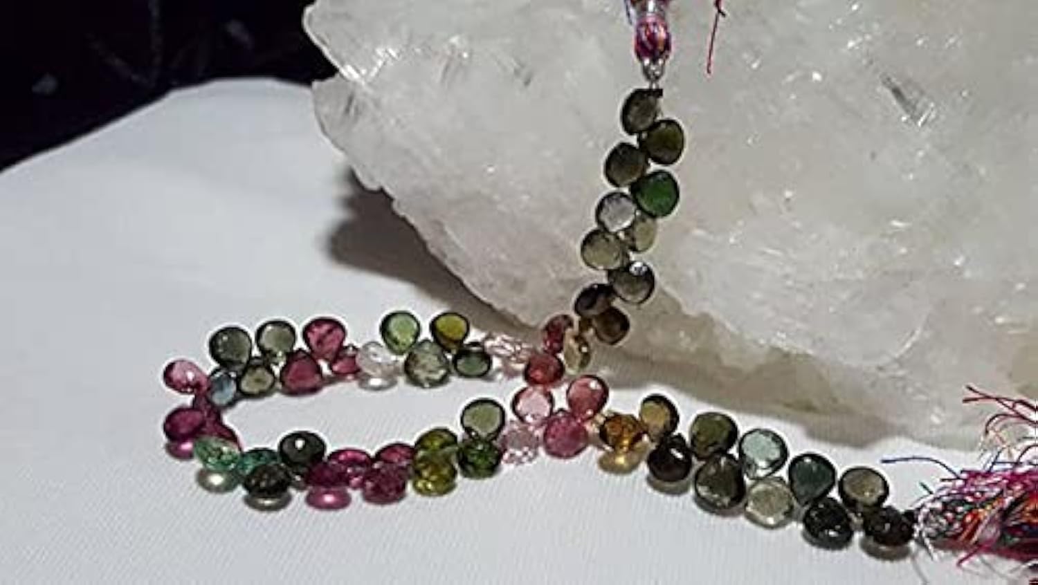Tourmaline multicolore pour fabriquer vos bijoux personnalisés cet été