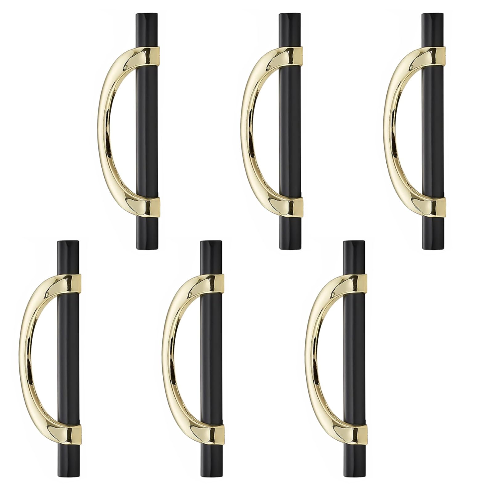 TopHomer 12 maniglie per mobili e cassetti, foro da 96 mm, in lega di zinco, semicircolari, per cassetti, per casa, cucina, porta, cassetto decorativo