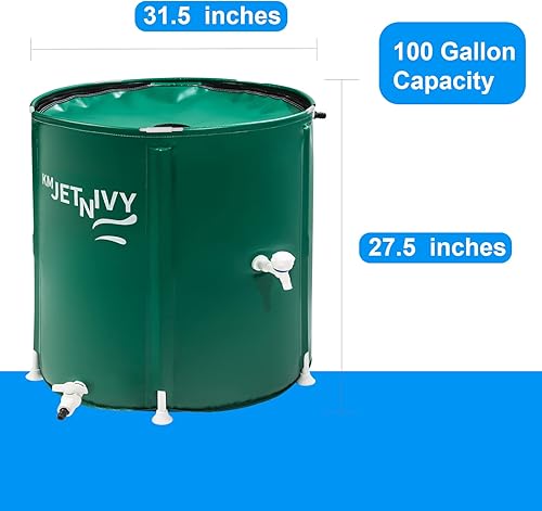 Miniatura 4 de Rain Barrel - Sistema de recolección de agua de lluvia plegable anticolapso, tanque de almacenamiento de agua portátil, atrapador de agua de jardín