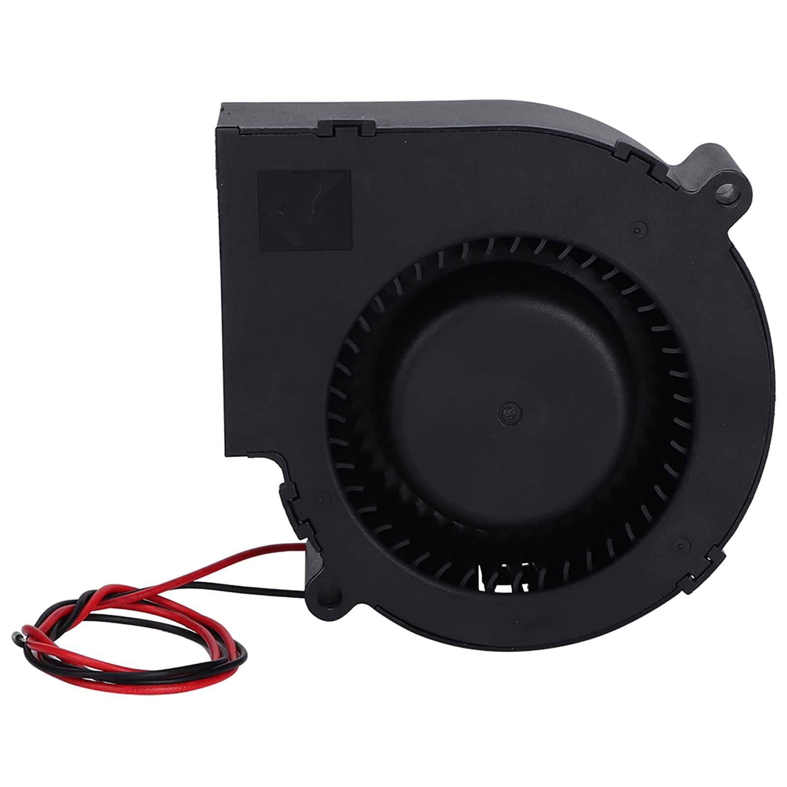 Atyhao Dmuchawa powietrza, podwójna turbina kulkowa, wentylator na piknik, kemping, ogrzewanie grilla, 12 V, 2,4 A
