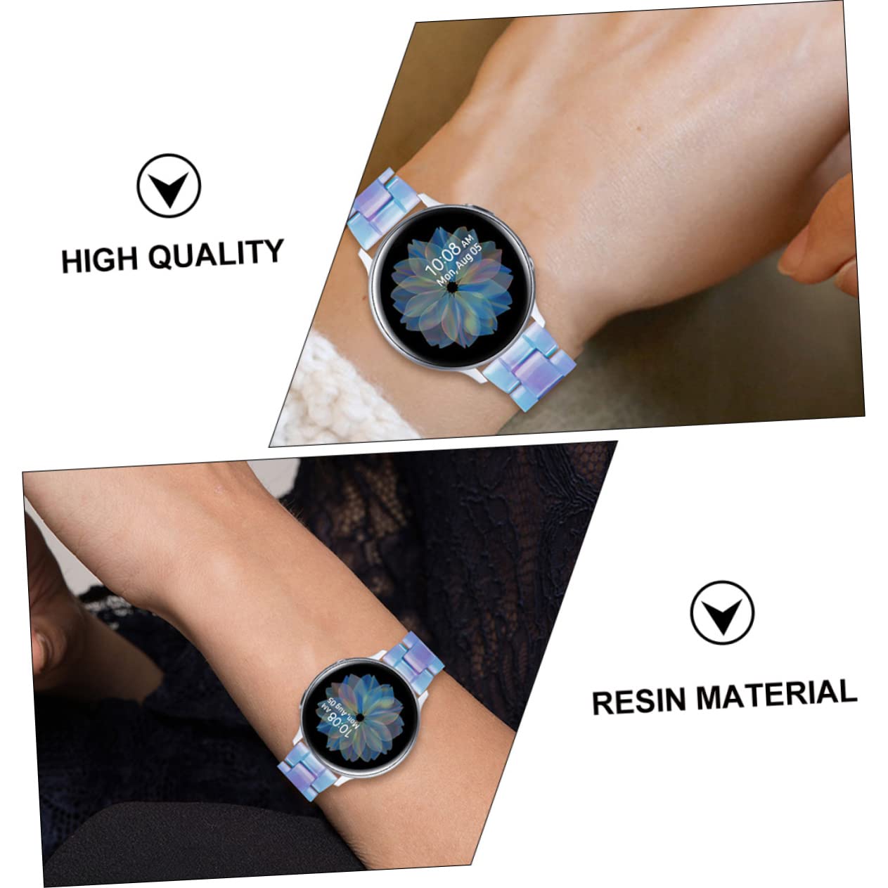 BESTonZON 3 Stk Armband Uhrenzubehör uhrenzubehã¶r watch accessories modische Armbänder Uhrband Dekoration uhrenarmbänder Mode Anschauen schmücken Nylonband Fräulein Gurt Harz
