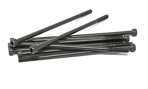 Miniatura 28 de iexcell 720 piezas de acero de aleación M4 x 6/8/10/12/16/20/25/30/35/40/45/50 de grado 12.9, tornillos de cabeza hexagonal, tornillos, arandelas