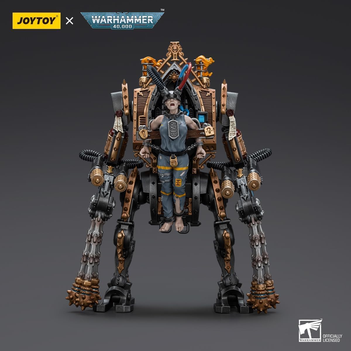 LEBOO JOYTOY Warhammer 40k Adepta Sororitas Penitent Engine with Penitent Flails 1:18 Scale Action Figure Joy Toy Figures 9.45 inch