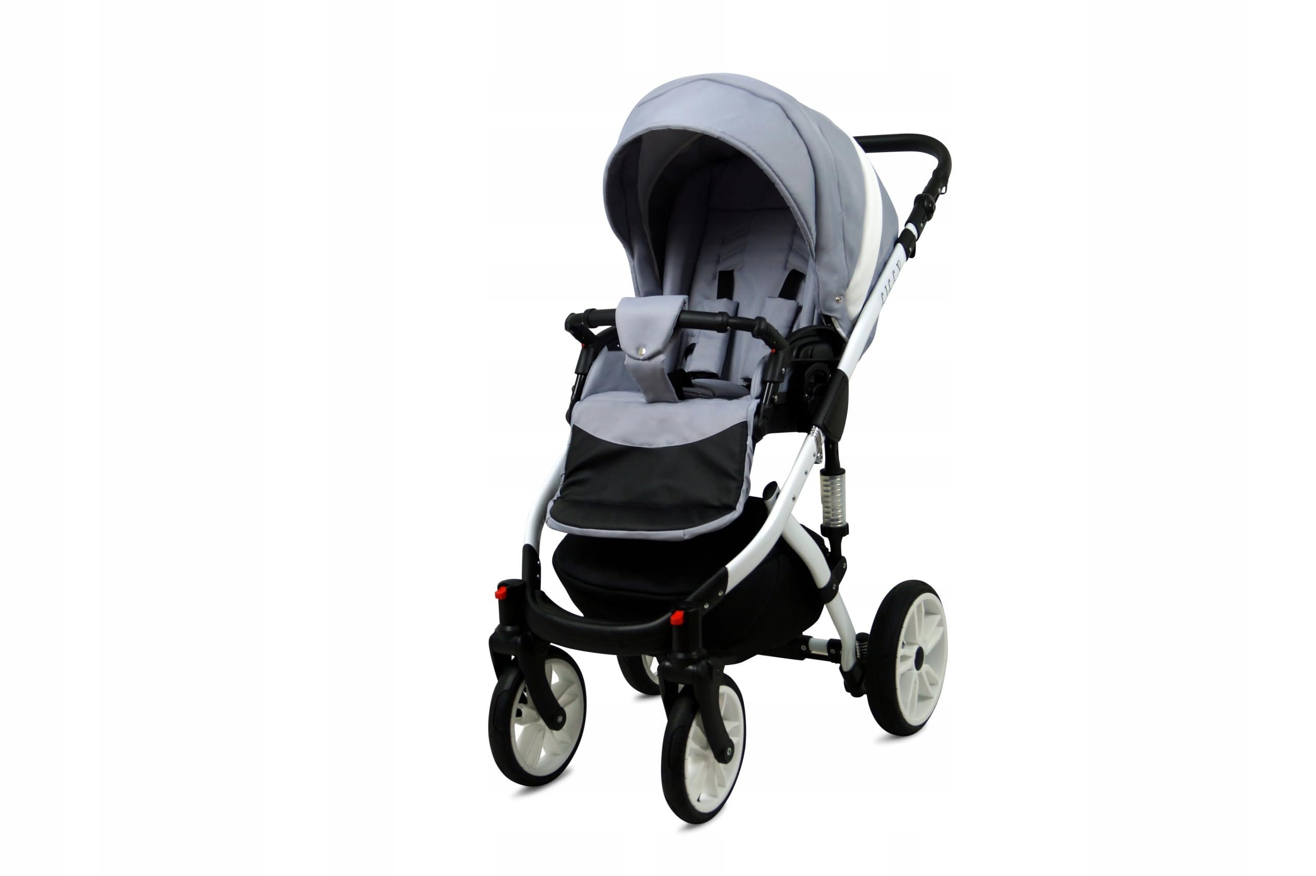 BabyLux® Carrito de Bebé Sistema de Viaje Set 3 en 1 - Lilly - incl. Capazo, Silla de Paseo, Silla Coche - Cochecito - con Bolso cambiador, Cubierta para la lluvia, Mosquitera etc.