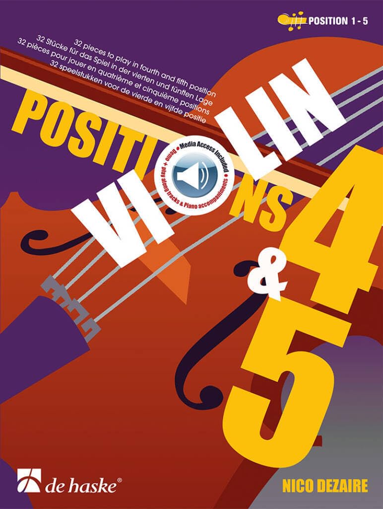 Violin Positions 4 & 5 étudiez le violon chez vous avec support audio