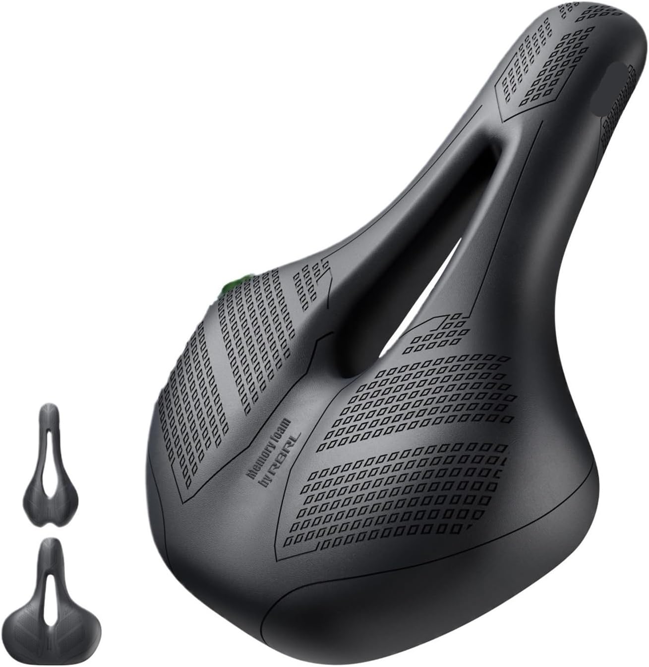 1PCS Bicycle Saddle Waterproof Bike Seat Hollow Breathable Comfortable Shock Absorption for Road City Cycling