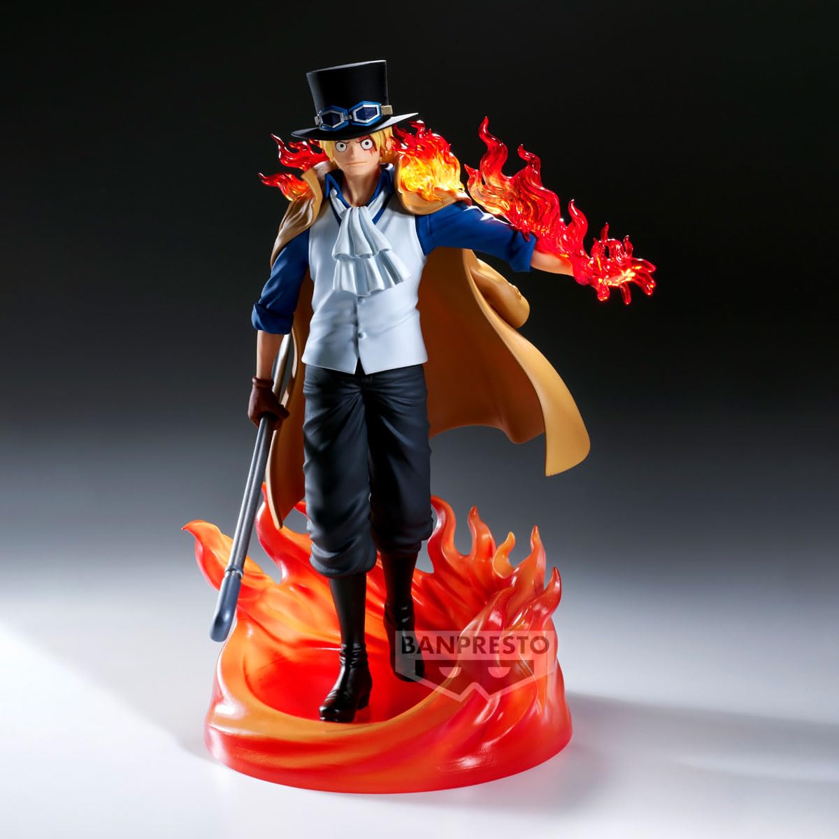 BANPRESTO Sabo BP29092P One Piece Action Figure, The Shukko Logia, Special Edition, 17 cm, Multi-Colour, Ideal for Anime Fans - Image 2