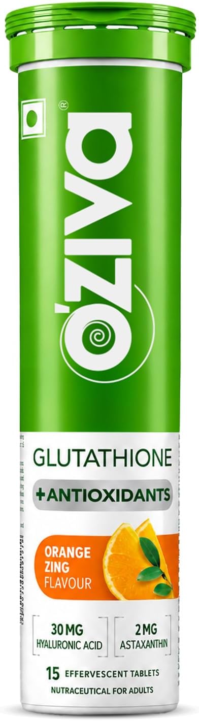 Bioactive Glutathione Tablets for Radiant Skin L-Glutathione, Hyaluronic Acid, Lycopene, Vitamin C For Skin Glow & Anti-Pigmentation Orange 15 count (Pack of 1) Starter