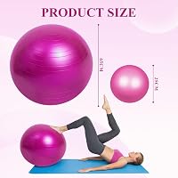 flintronic Gimnasztikai Labda 55/65 cm Pumpával, Robusztus Yoga Pilates Fitnesz Labda 2