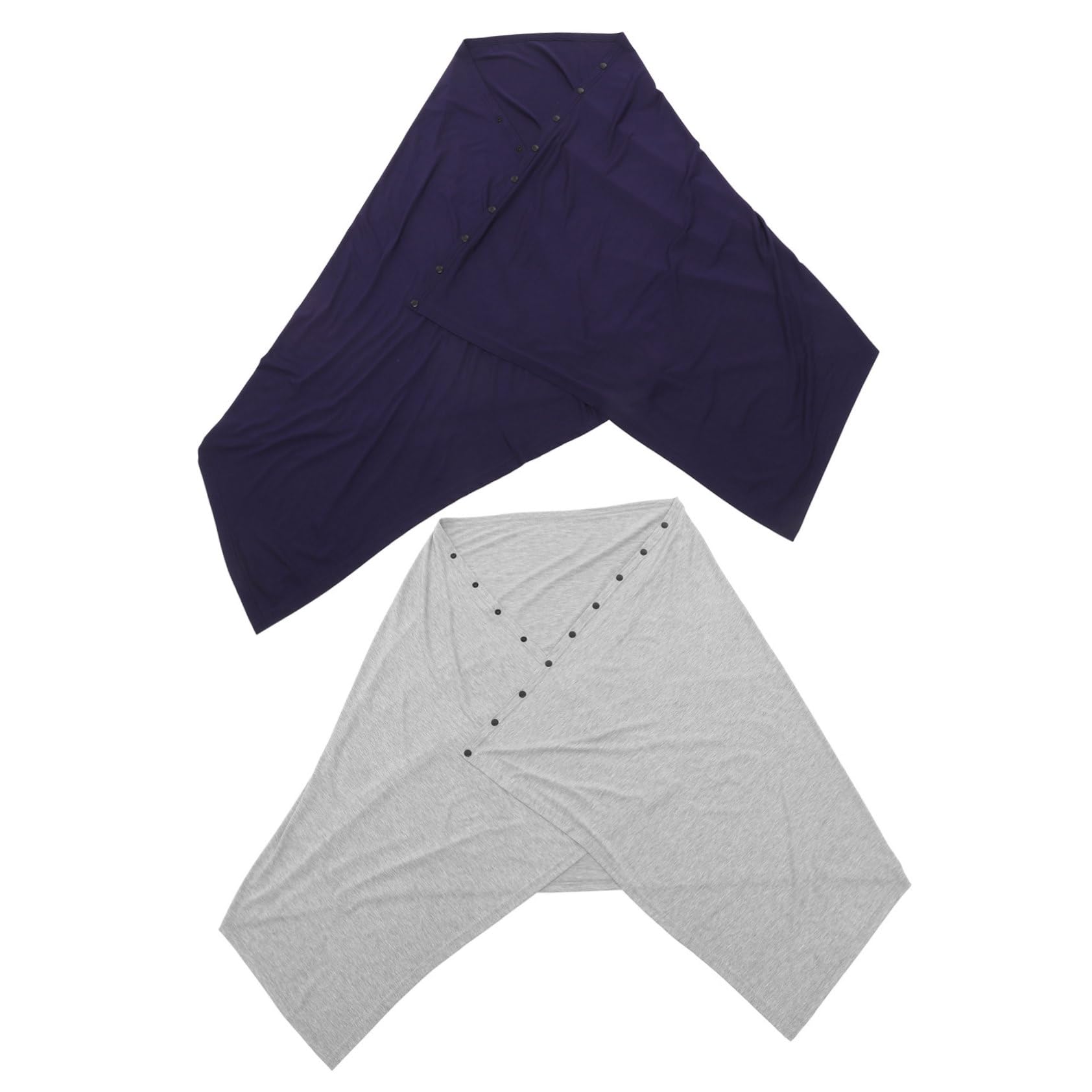 Abaodam 2stücke Stilltuch Zum Stillen Baumwolle Atmungsaktiv Bequemer Stillponcho Wiederverwendbar Mit Knöpfen Verstellbar Für Für Indoor Und Outdoor