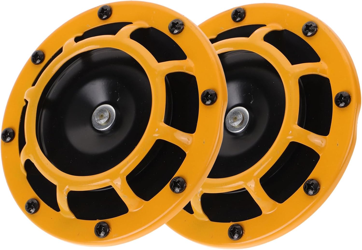 SOLUSTRE 1pair Loud Motorcycle Horn High and Low Tone Electric Scooter Horn for Motorbike and Atv Enhance Your Riding Experience