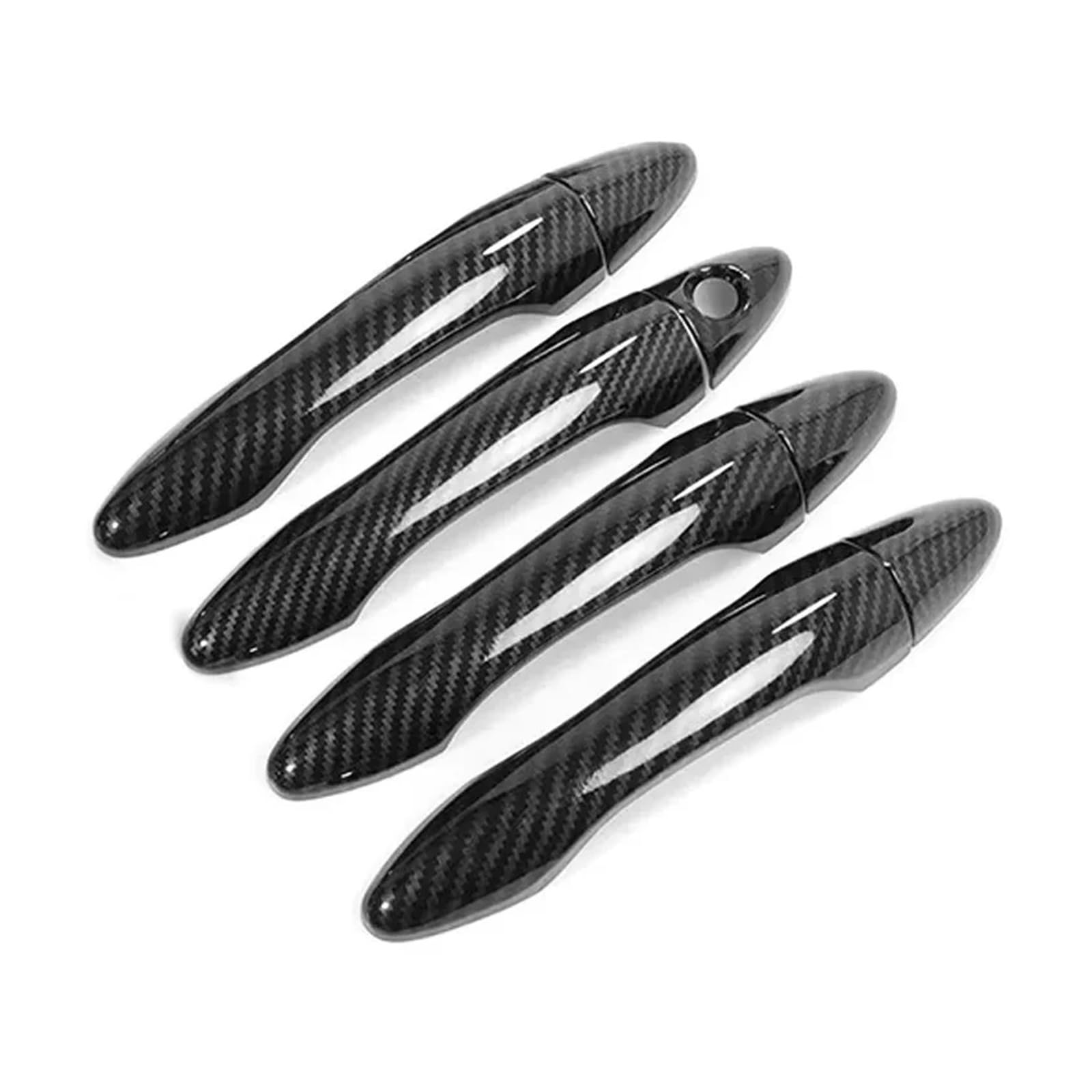 Bwjqqj Carbon Car Outer Door Handle For Kia For Optima For K5 2011 2012 2013 2014 2015 Car Fiber Style Exterior Door Handle Moulding Cover Trim Sticker Decor(Carbon)