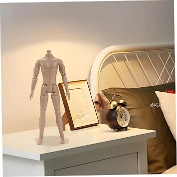 1/6 Scale Action Figure Multi Jointed Movable Male Muscular Action Figure Body Display Model for DIY Collectors and Artists for Collections, Medium