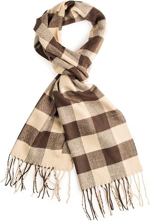 Plum Feathers Super Soft Luxurious Cashmere Feel unisex for Men and Women Winter Scarf