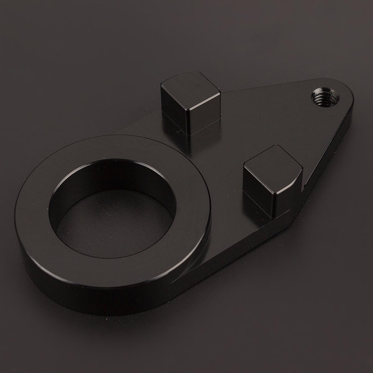 FXCNC Racing Motorcycle CNC Steering Damper Stabilizer Buffer Mounting Bracket Kit Compatible with Ninja 600 ZX636 ZX6R ZX-6R 2009-2020
