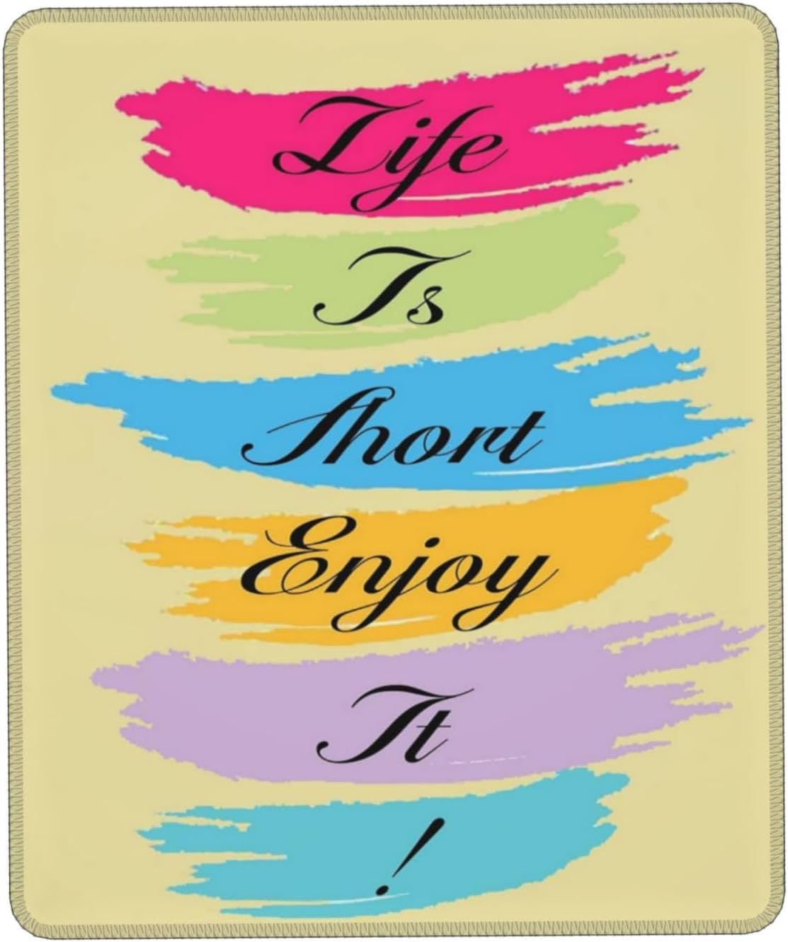 Kwqdozf Tin Sign-5 12X16inch Life Is Short Enjoy It Vintage Metal Aluminum Tin Sign Door Signs