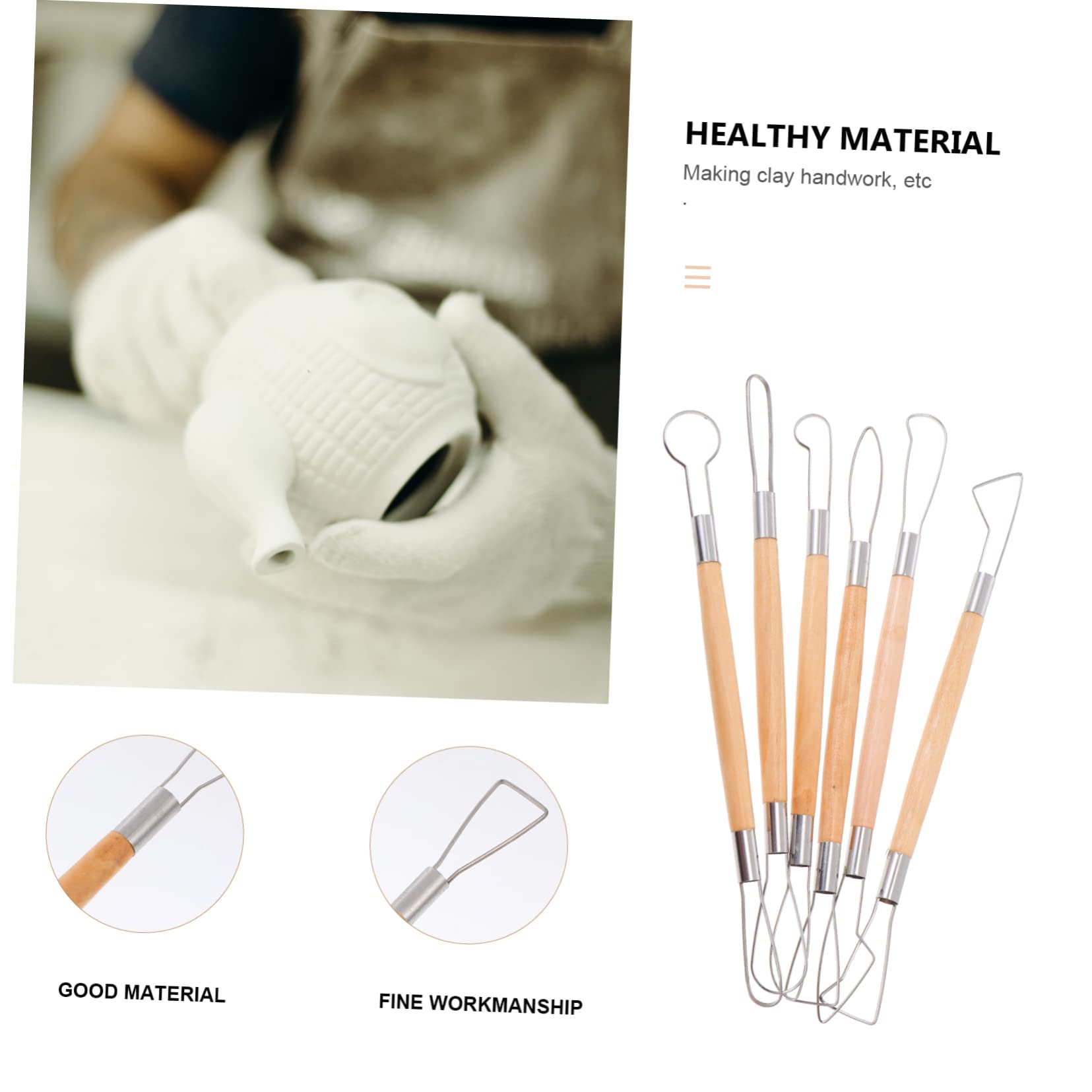 Lurrose 30stücke Teiliges Tonmodellierwerkzeug Aus Edelstahl Ergonomisches Sculpting Tool Für Kneten Schnitzen Glätten Und Formen Für Hobby Und Profis Der Töpferkunst